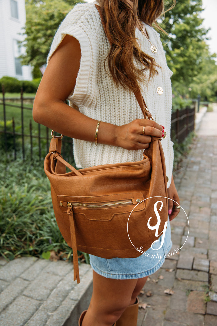 Maple Purse- Leigh- Caramel