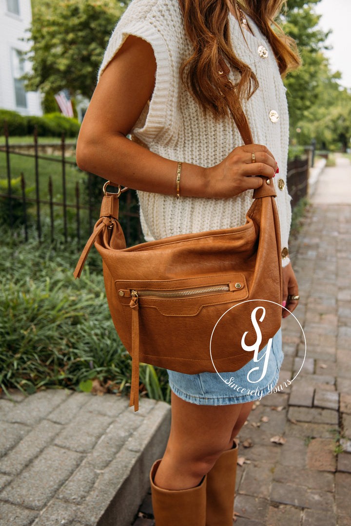 Maple Purse- Leigh- Caramel