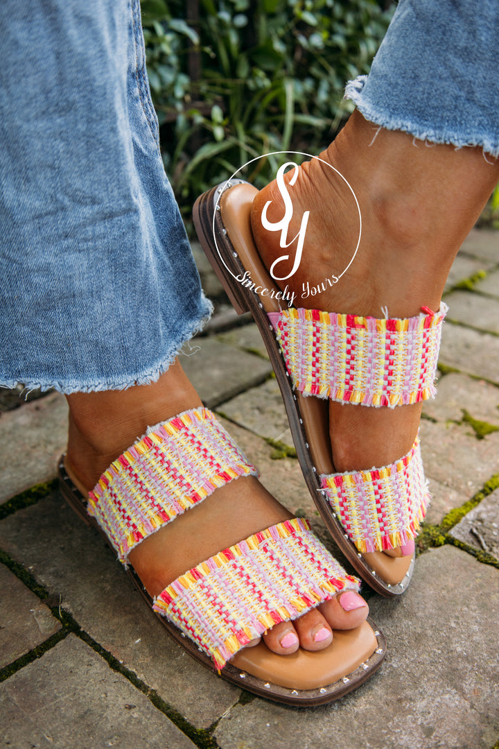 Malu Sandal- Pink Combo