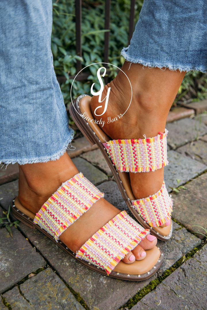 Malu Sandal- Pink Combo