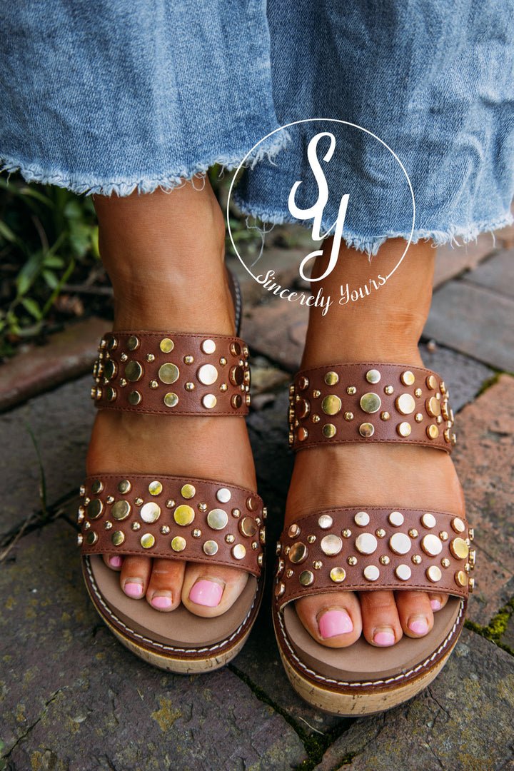 Lovers Lane Wedge - Brown