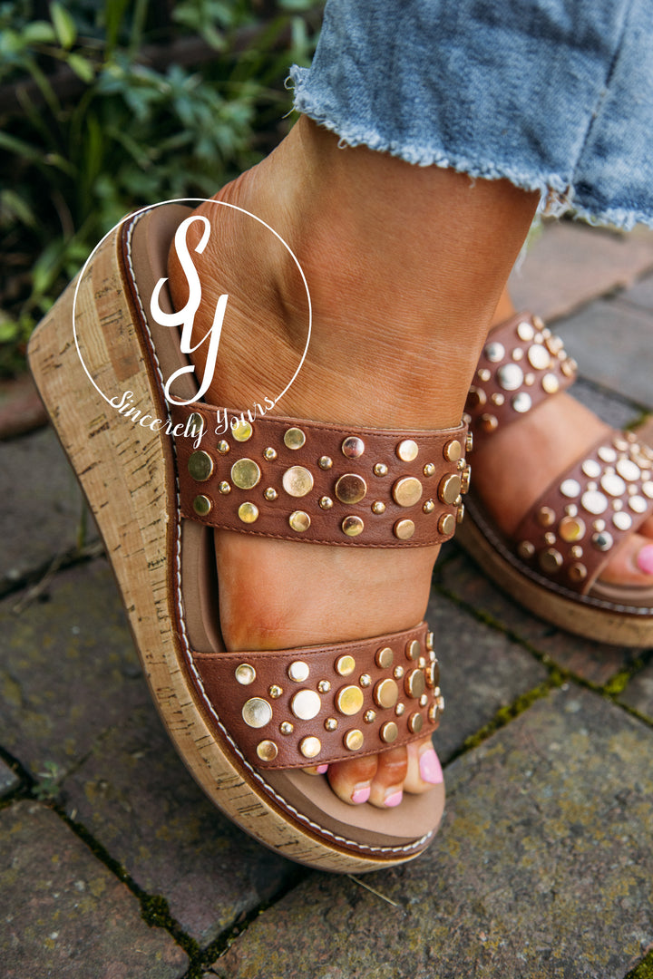 Lovers Lane Wedge - Brown