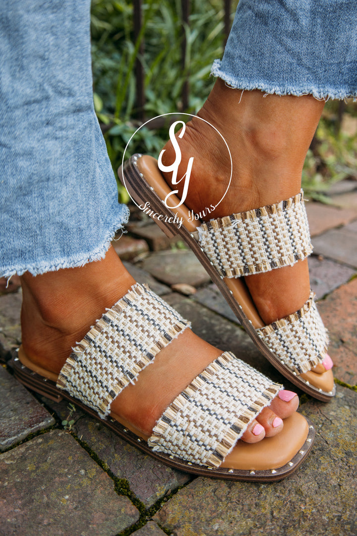 Malu Sandal - Tan Combo