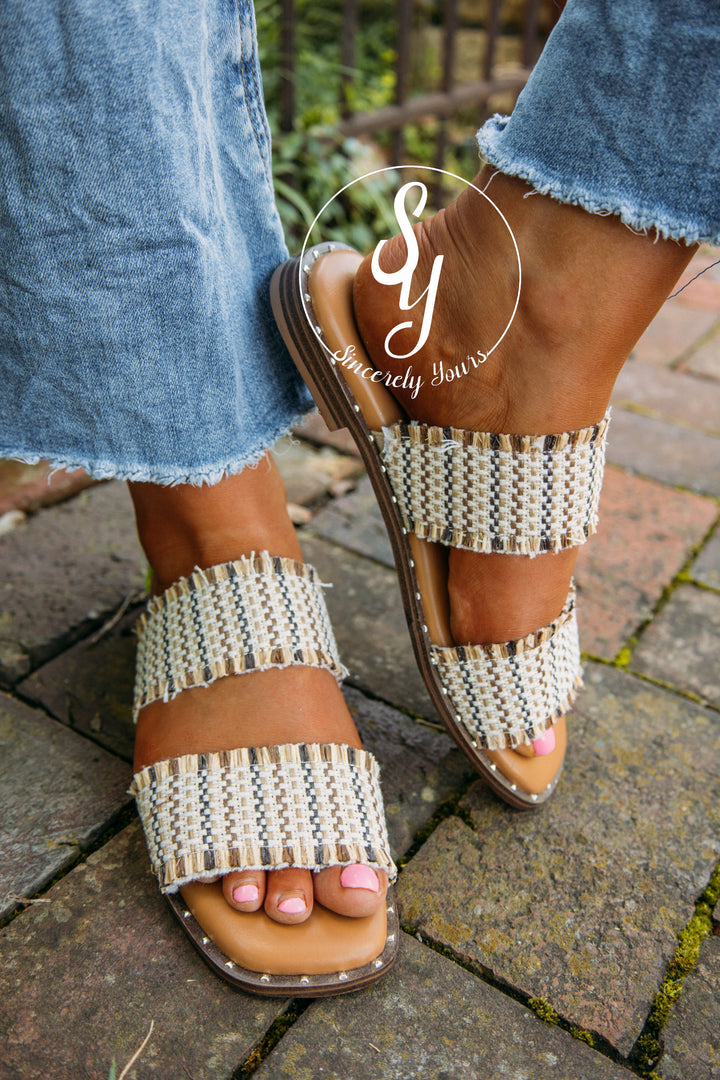 Malu Sandal - Tan Combo