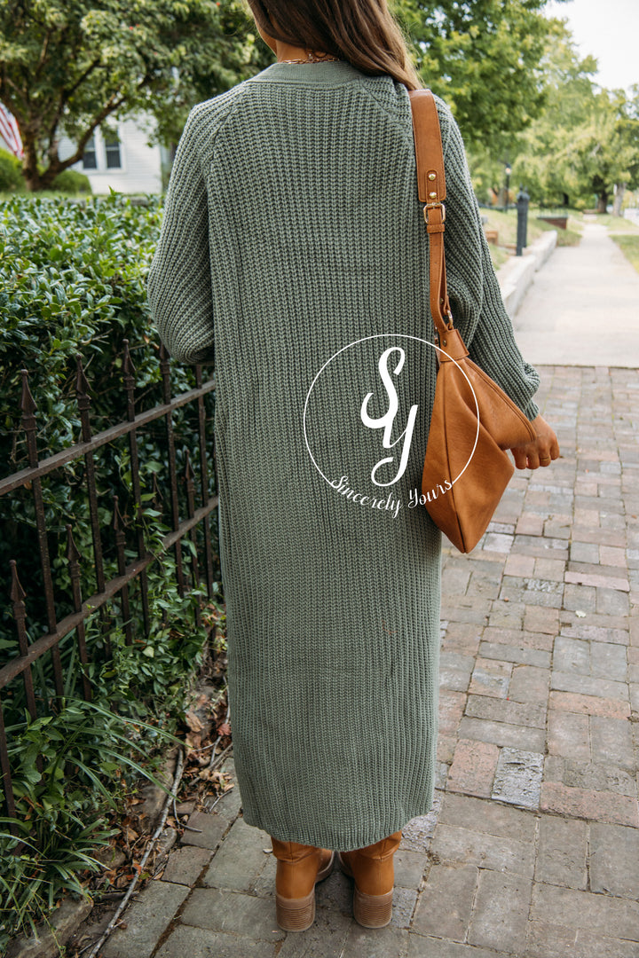 Millie Sweater- Dusky Olive