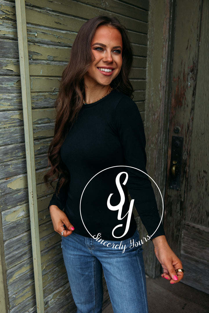 Sassy and Chic Top- Black