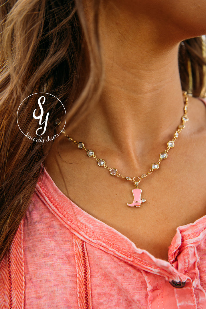 Made For Walking Necklace - Gold