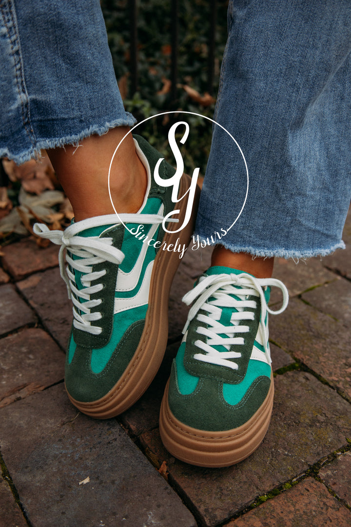 Steve Madden:  Dodge Sneaker - Green
