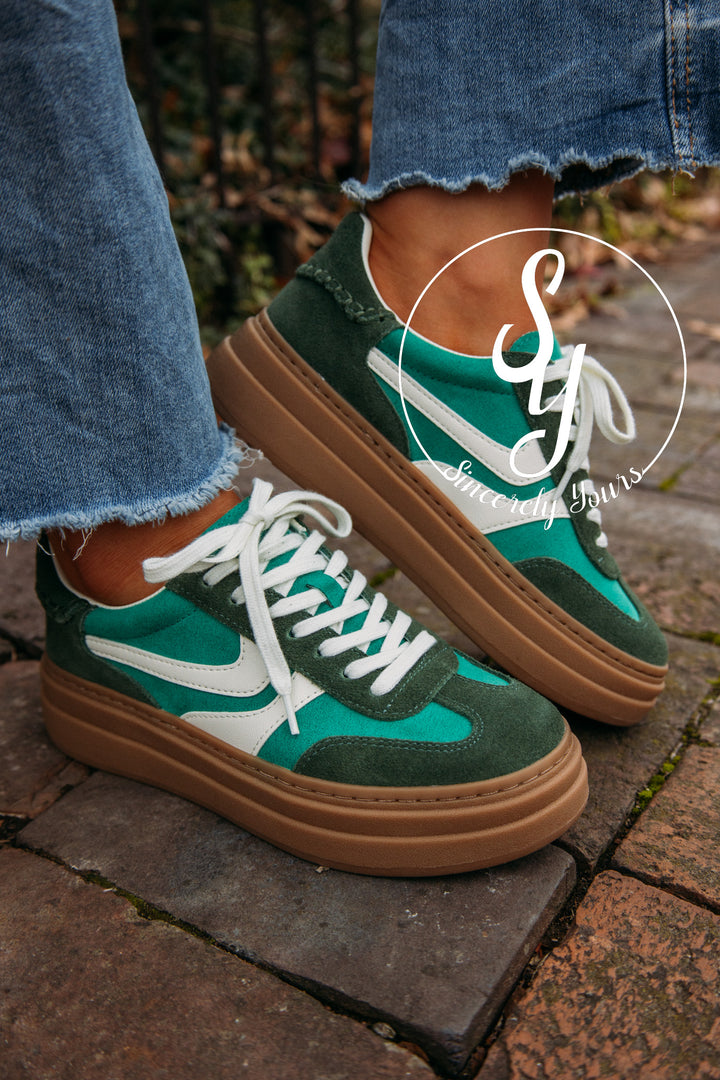 Steve Madden:  Dodge Sneaker - Green