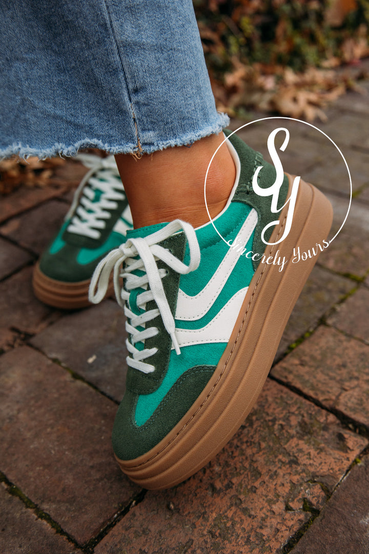 Steve Madden:  Dodge Sneaker - Green