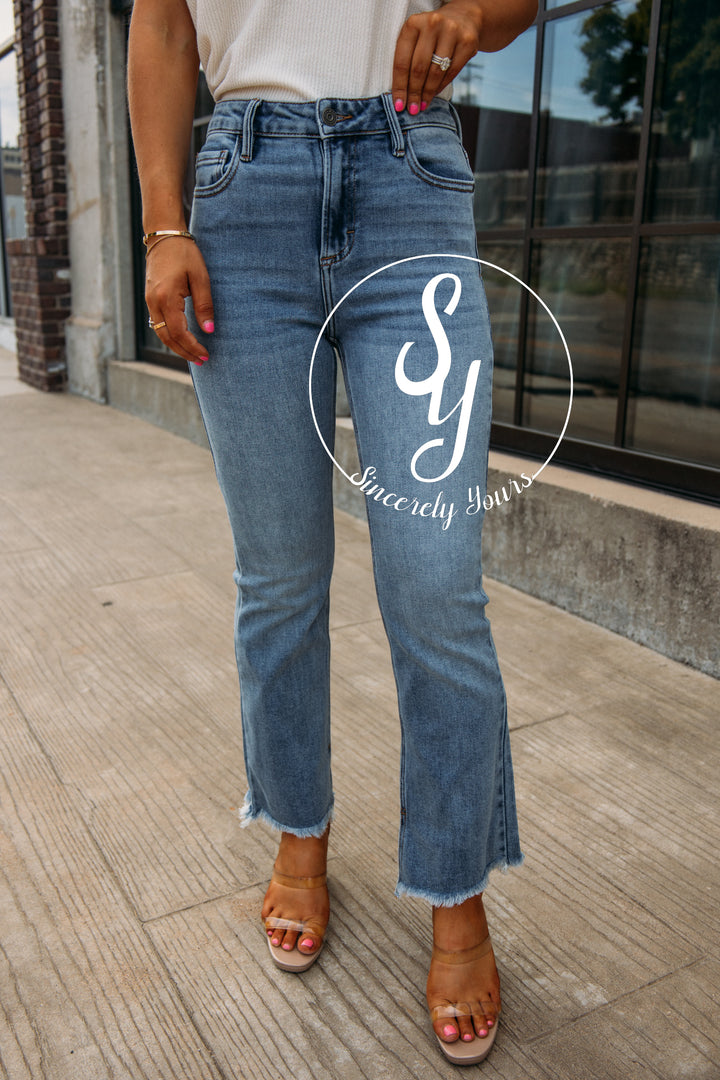 Left Wondering Denim - Medium Blue