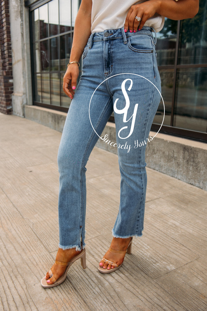 Left Wondering Denim - Medium Blue