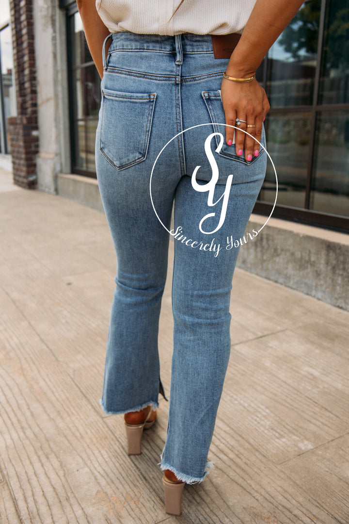 Left Wondering Denim - Medium Blue