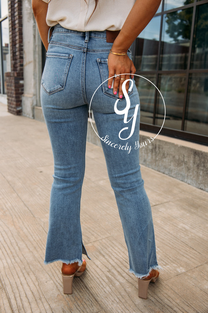 Left Wondering Denim - Medium Blue