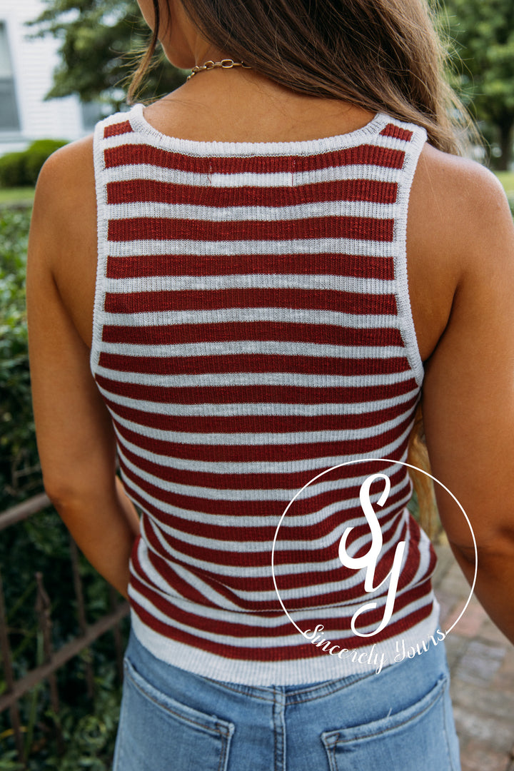 Never Ever Tank - Rust White