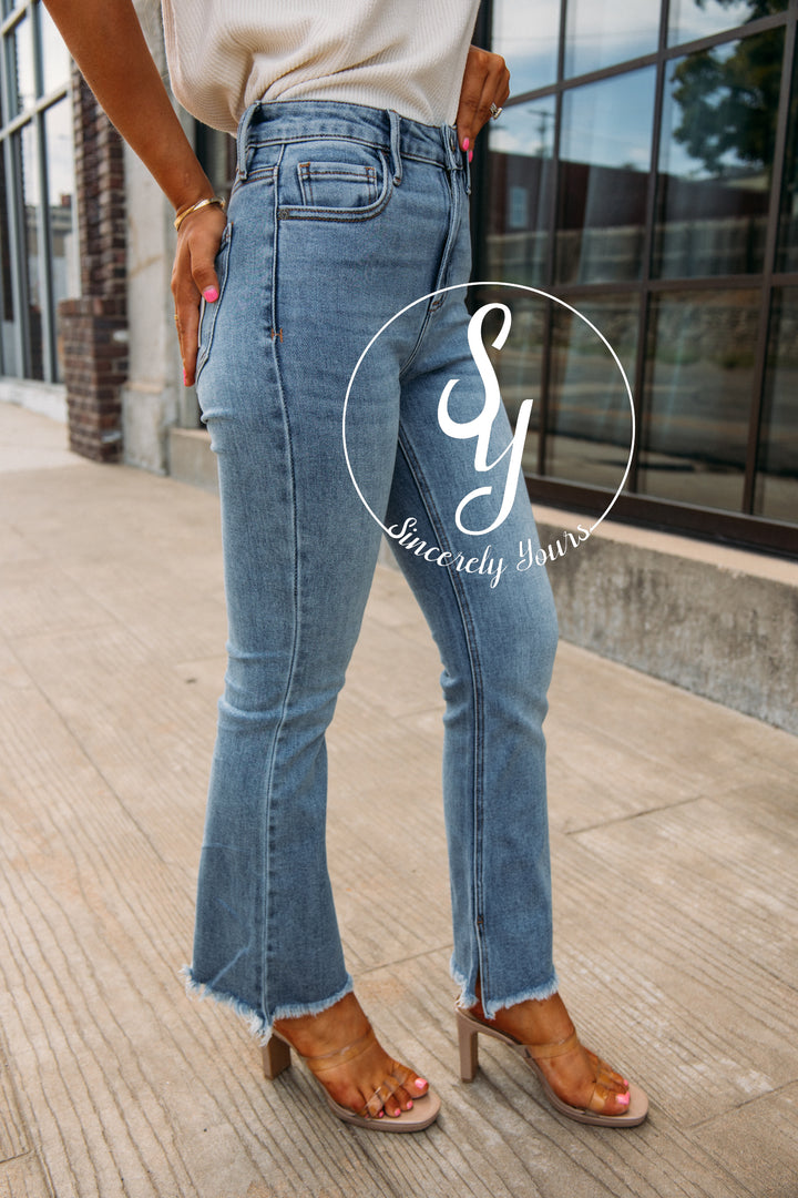 Left Wondering Denim - Medium Blue