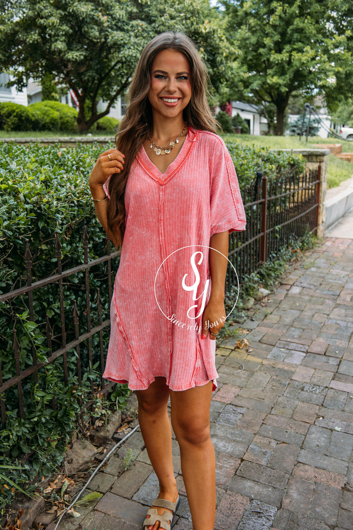 New Moves Dress - Coral