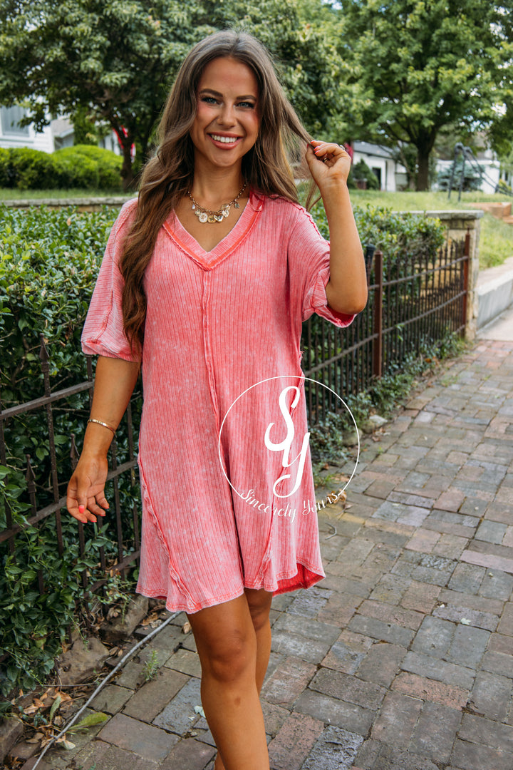 New Moves Dress - Coral
