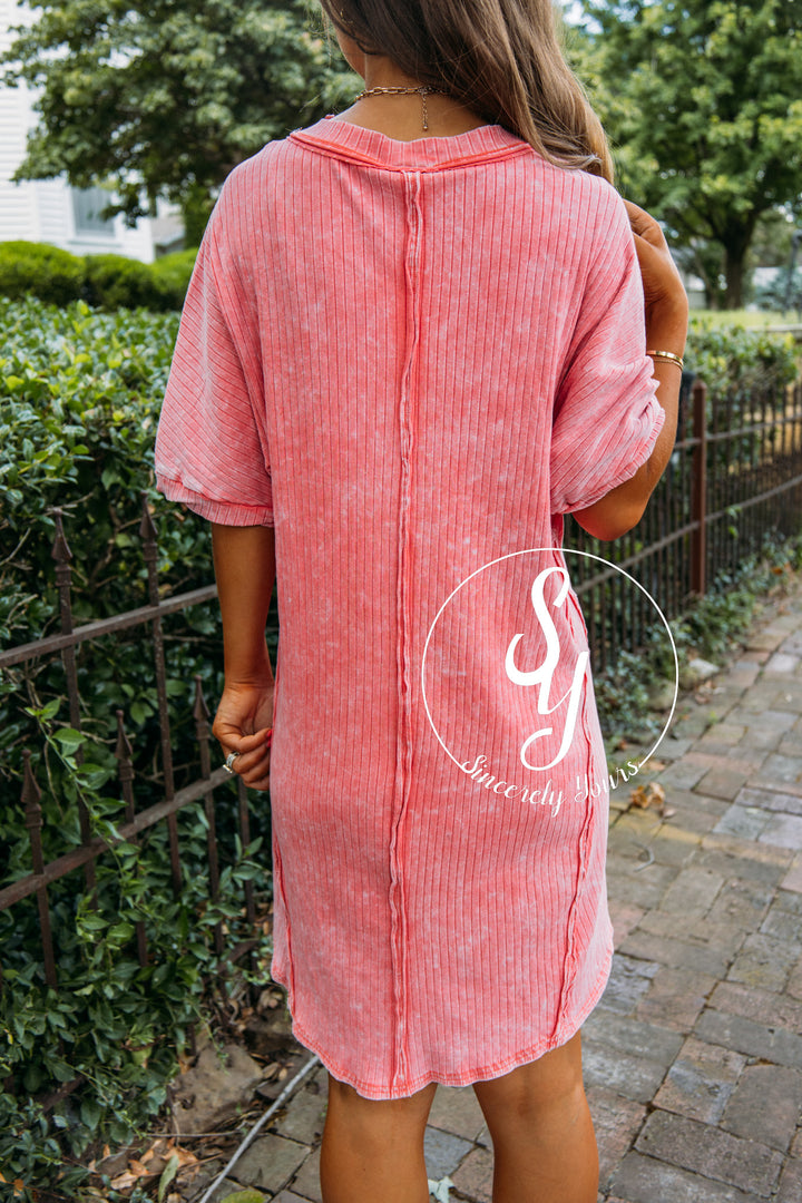 New Moves Dress - Coral