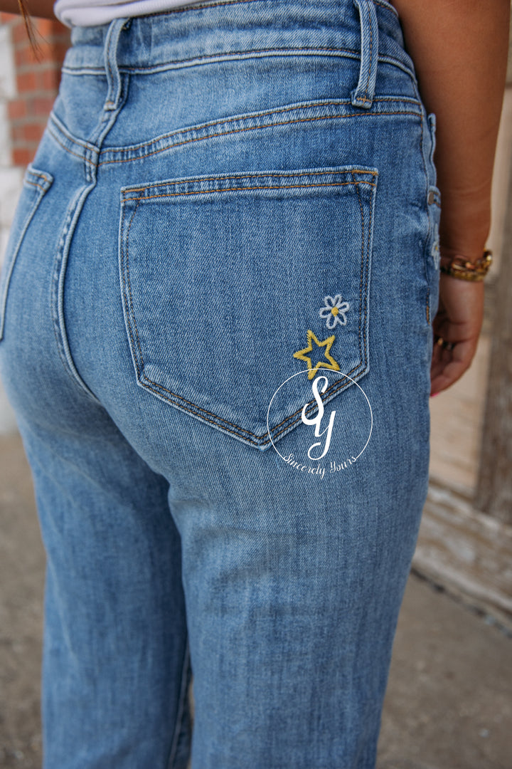 Driftwood:  Doodle Denim - Light Wash
