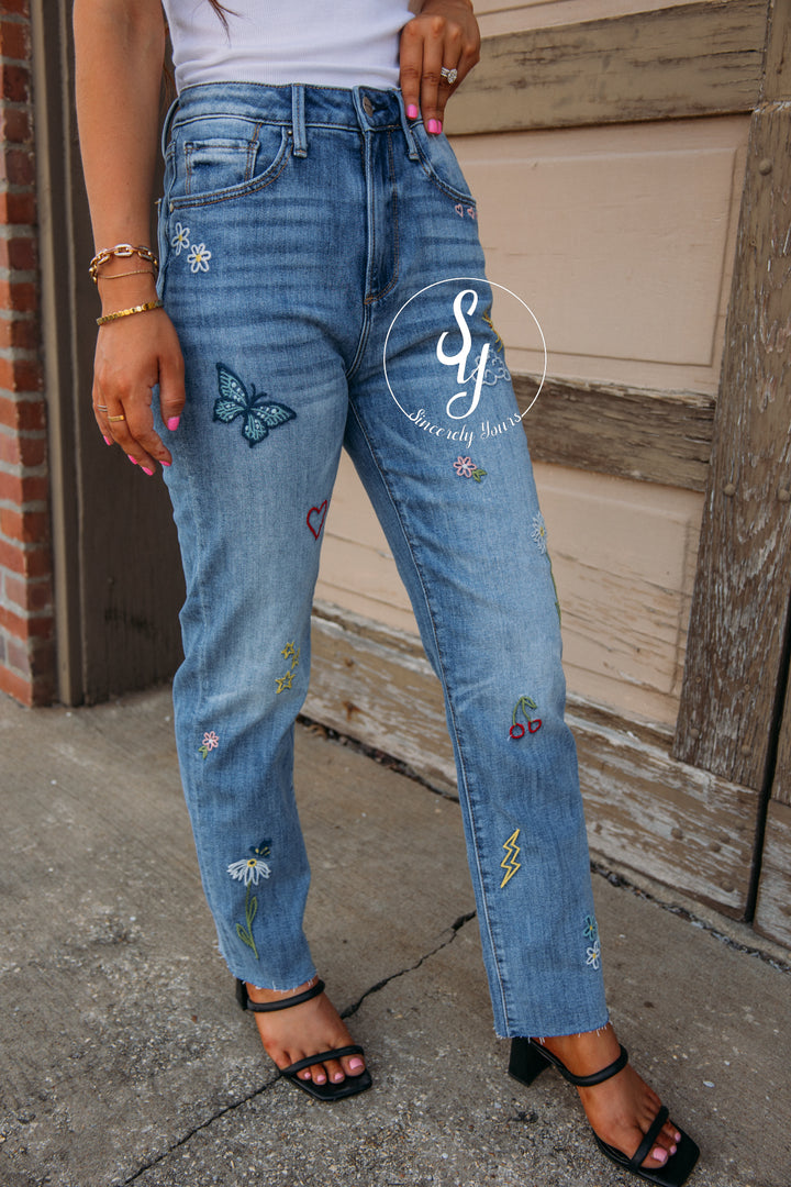 Driftwood:  Doodle Denim - Light Wash