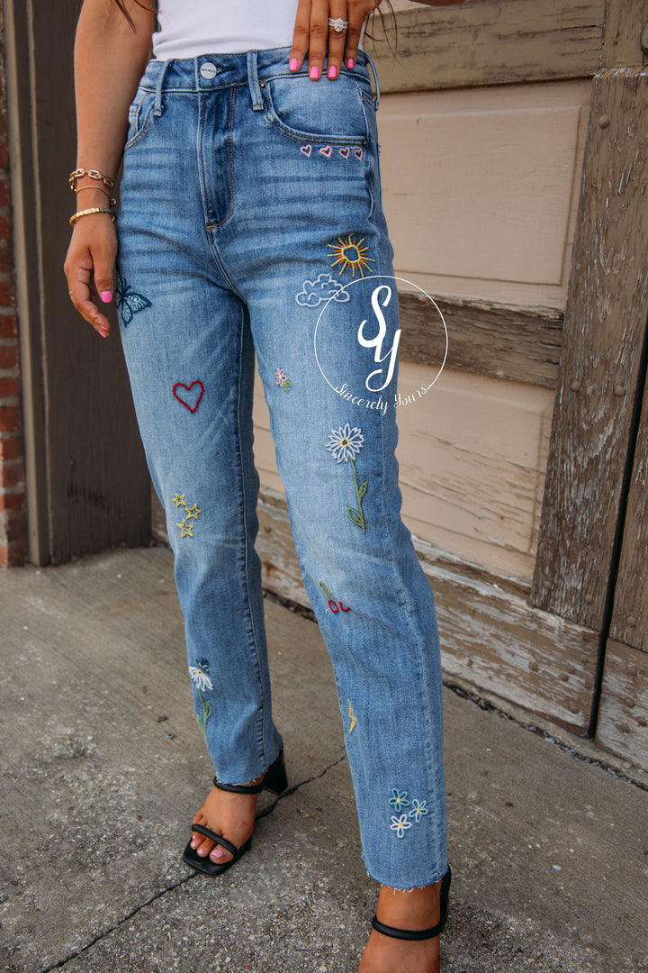 Driftwood:  Doodle Denim - Light Wash