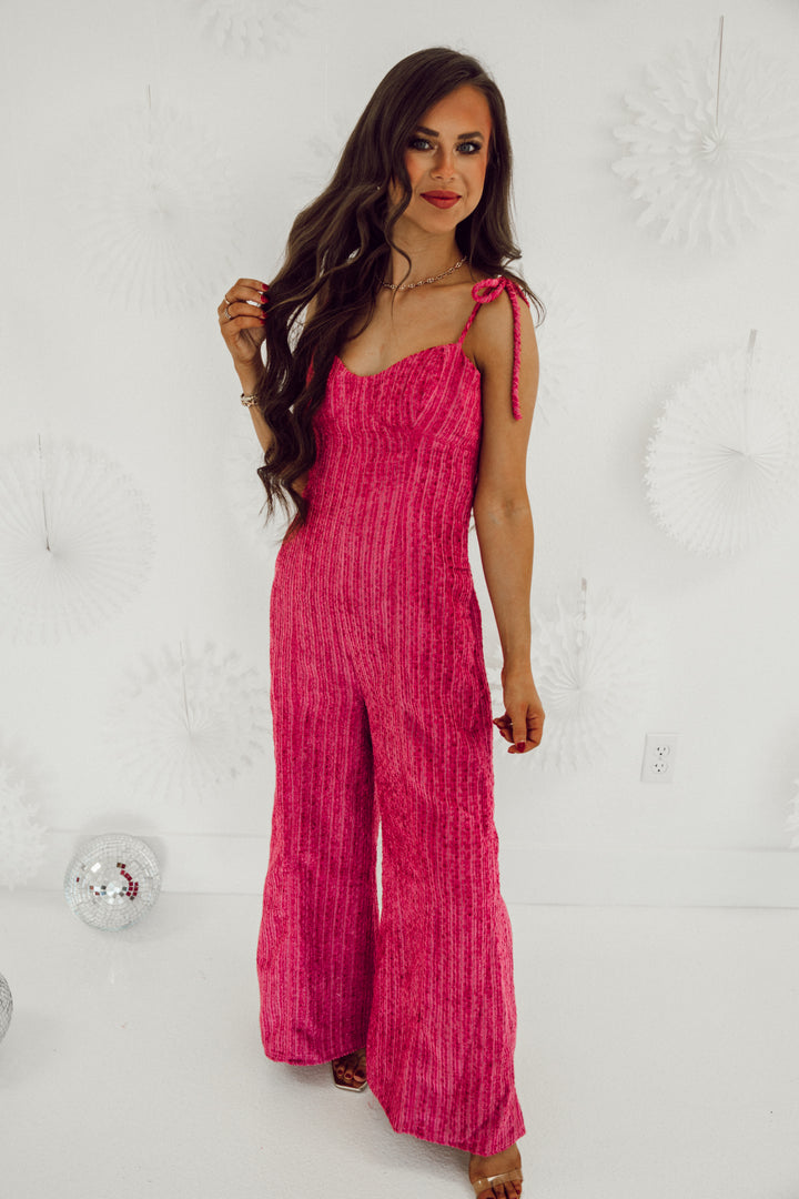 Margot Jumpsuit - Berry Pink