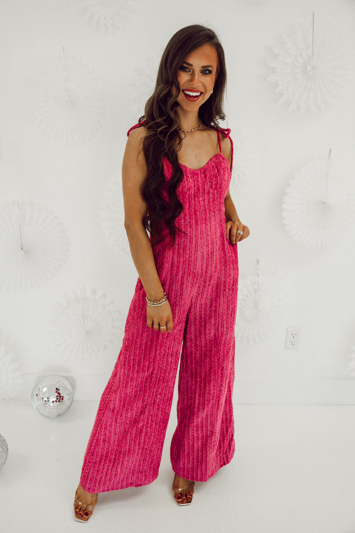 Margot Jumpsuit - Berry Pink
