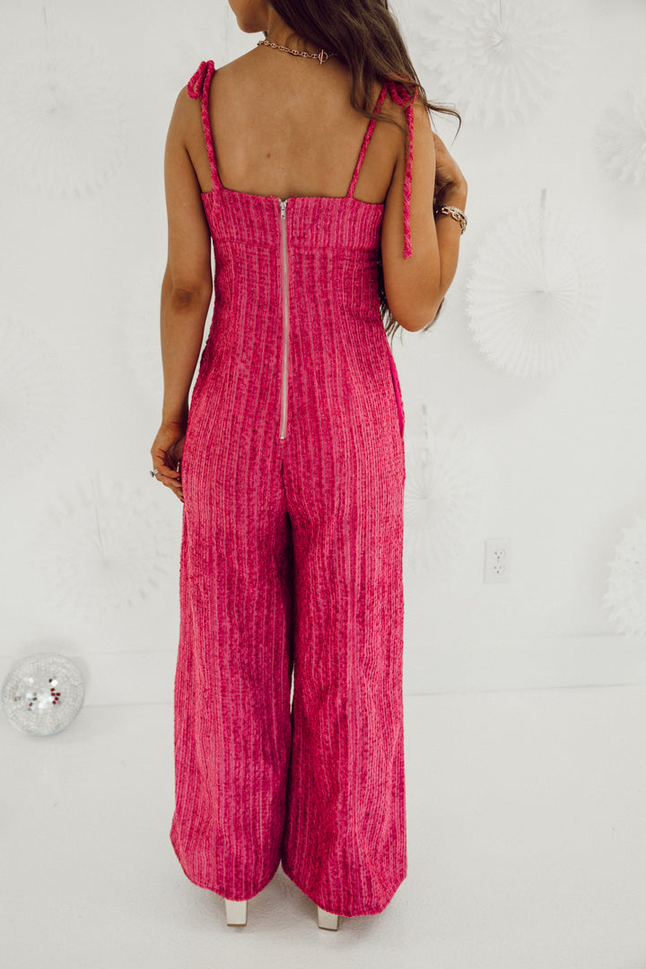 Margot Jumpsuit - Berry Pink