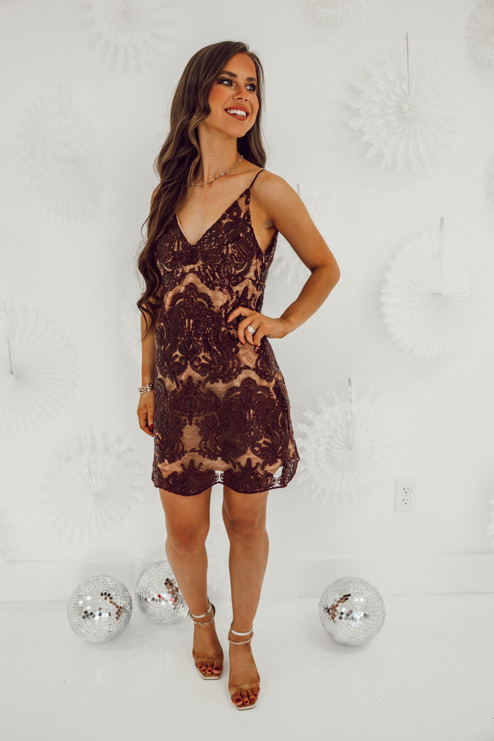 Let's Get Engaged Dress -Plum Nude