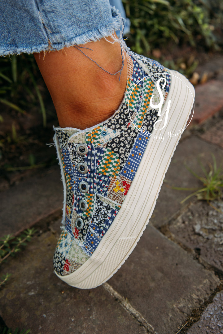 Patchwork Sneaker- Multi