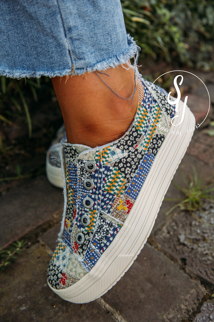 Patchwork Sneaker- Multi