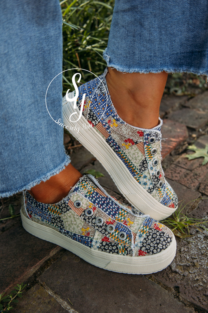 Patchwork Sneaker- Multi