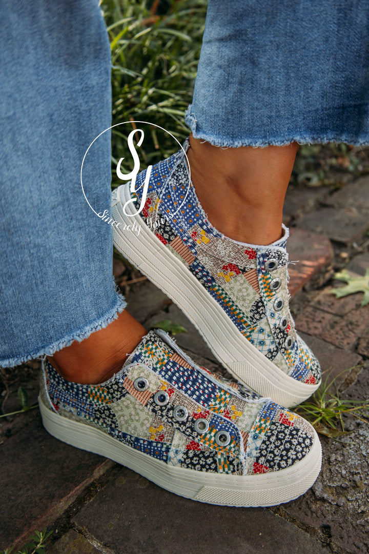 Patchwork Sneaker- Multi