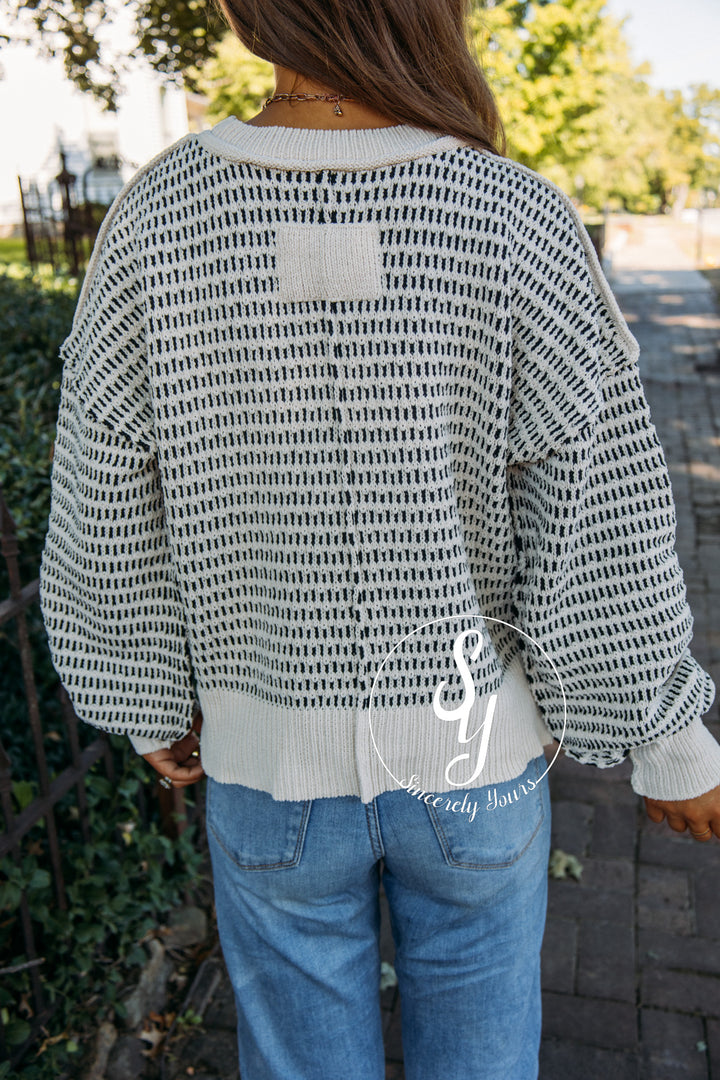 Stripe A Pose- Black