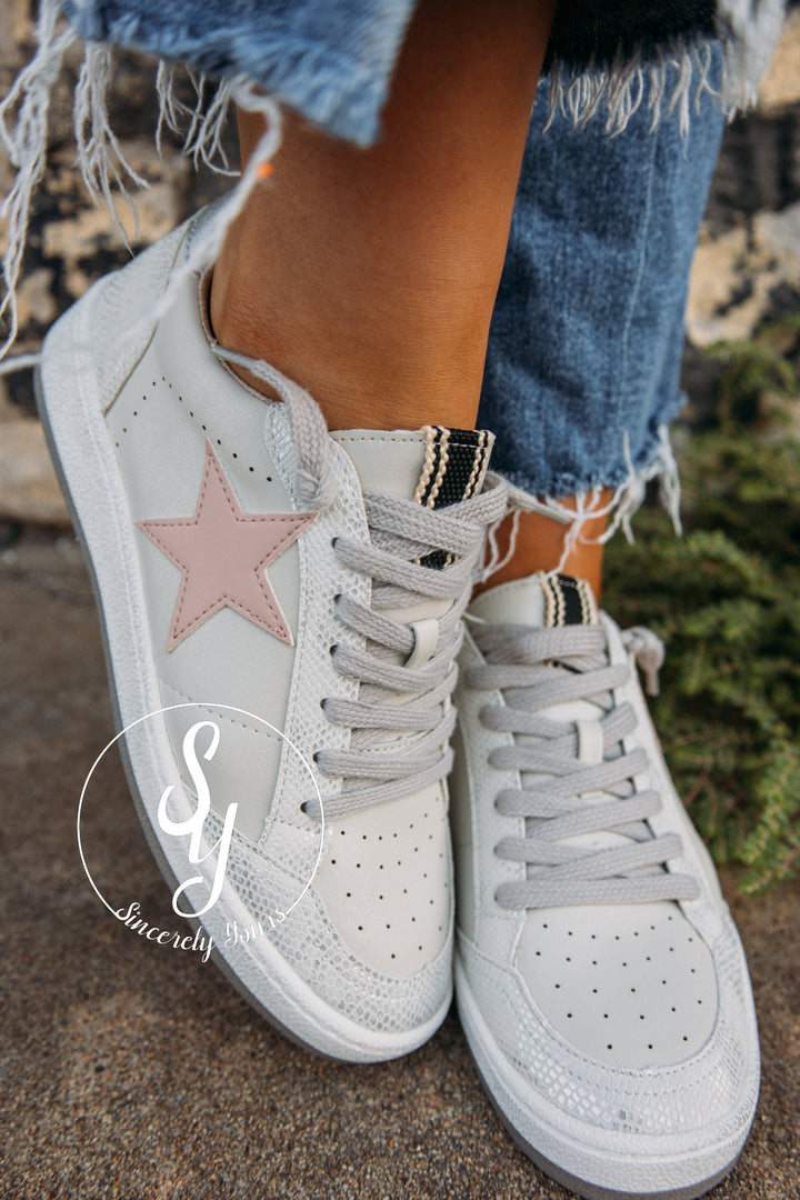 Paz Sneaker - Silver Snake