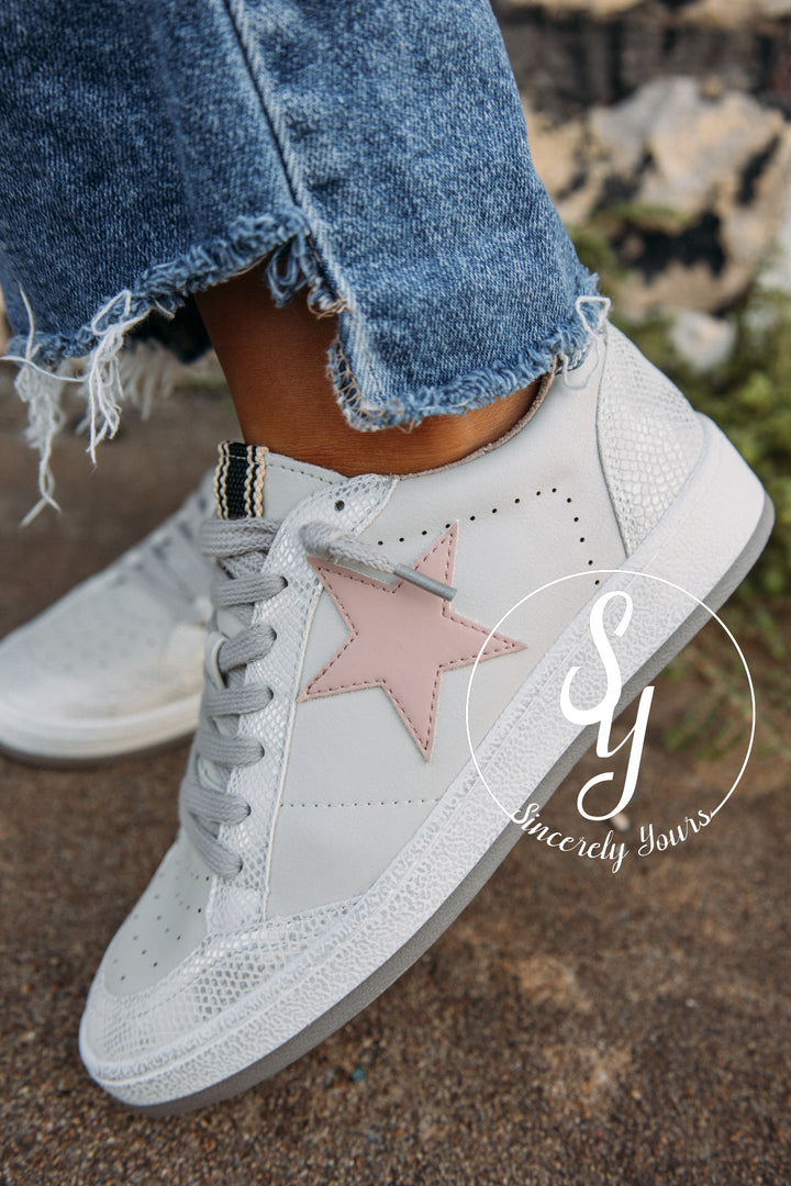 Paz Sneaker - Silver Snake