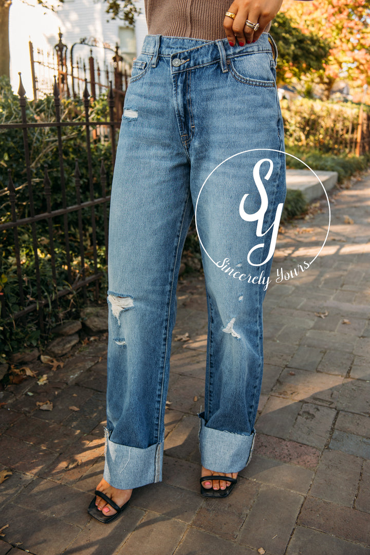 Hidden:  Logan Denim - Medium Dark