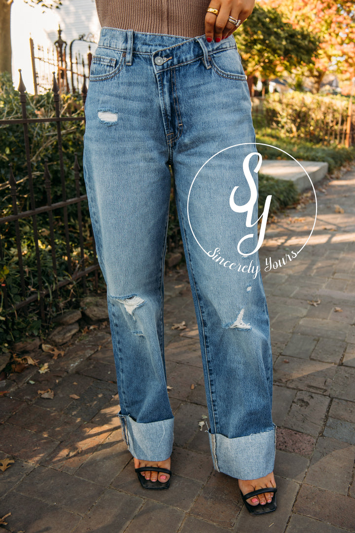 Hidden:  Logan Denim - Medium Dark