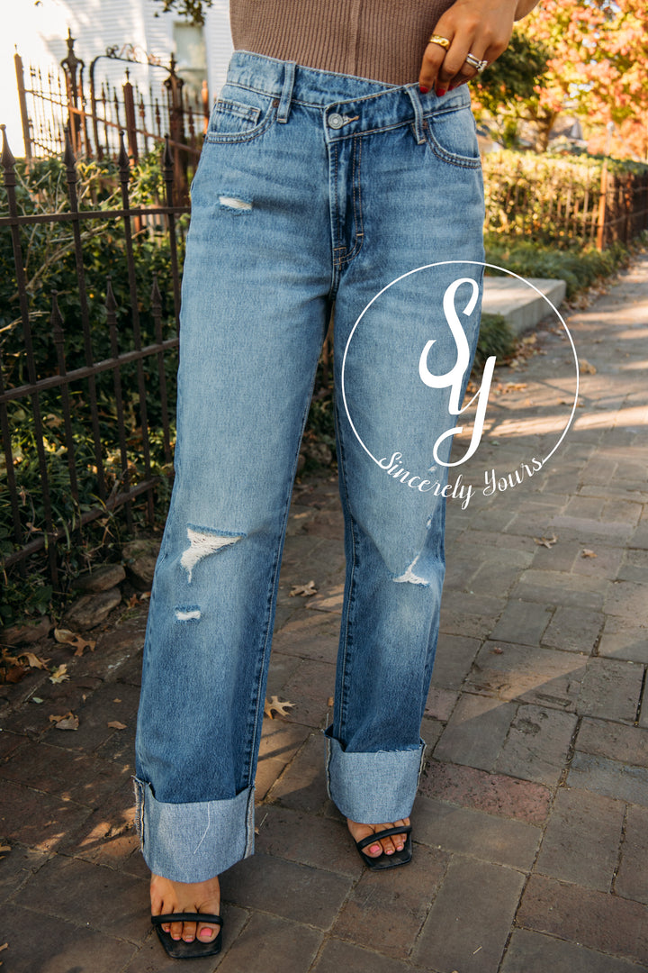 Hidden:  Logan Denim - Medium Dark