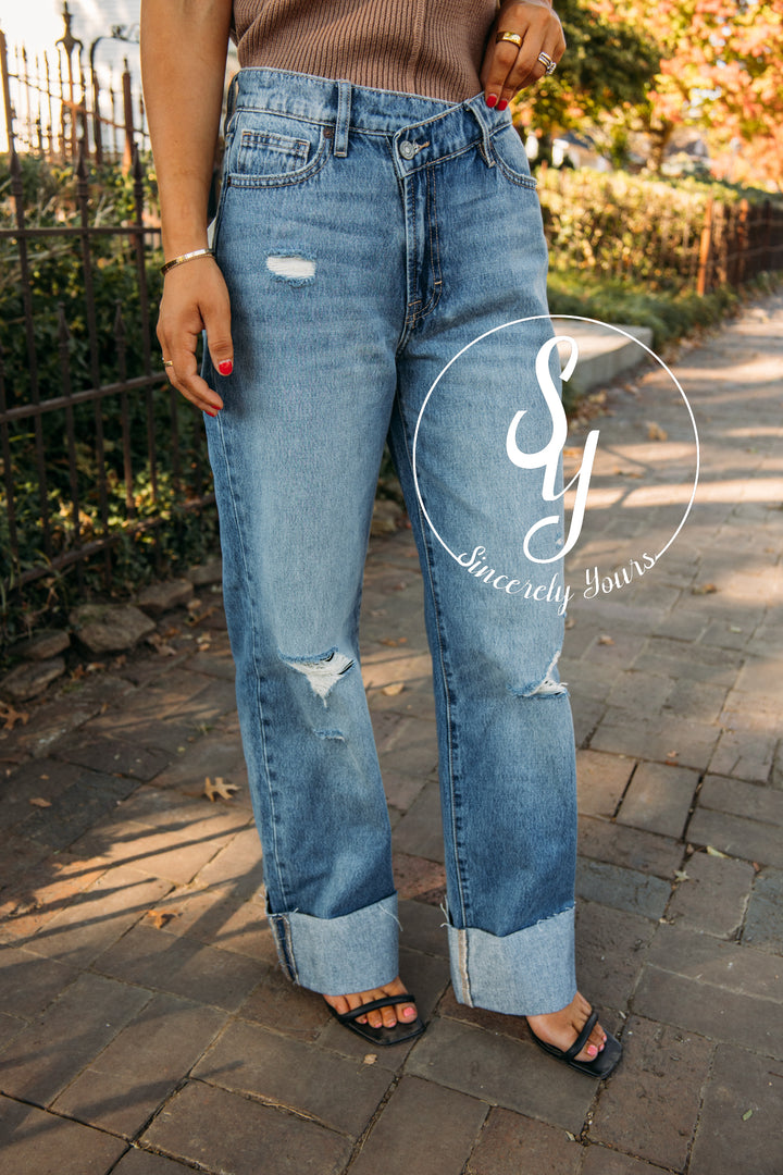 Hidden:  Logan Denim - Medium Dark