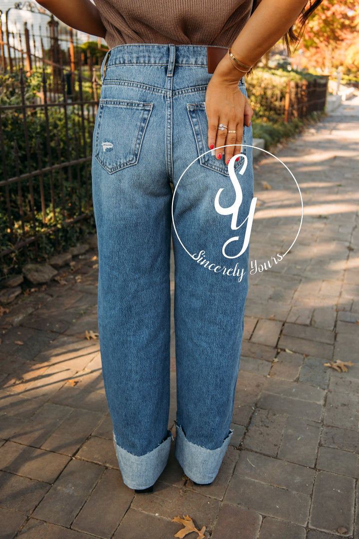 Hidden:  Logan Denim - Medium Dark