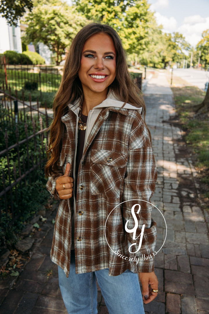 Pick Of The Patch Jacket- DK Mocha