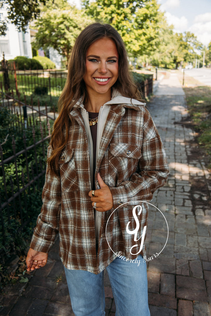 Pick Of The Patch Jacket- DK Mocha