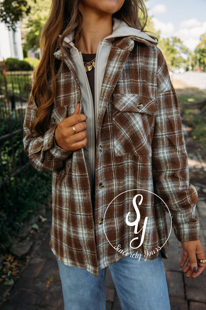 Pick Of The Patch Jacket- DK Mocha