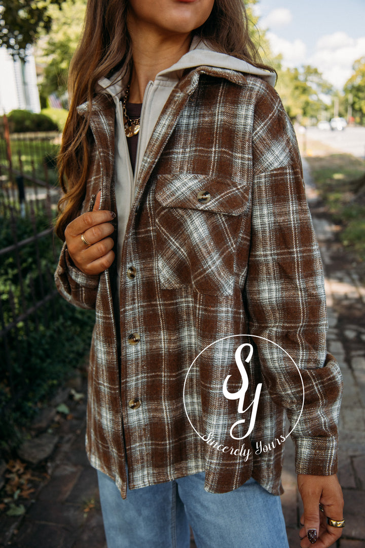 Pick Of The Patch Jacket- DK Mocha