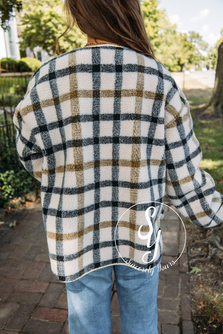 Autumn Jacket- Cream Multi