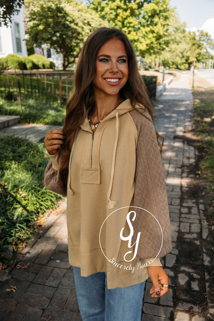 Lifestyle Cozy Pullover- Taupe