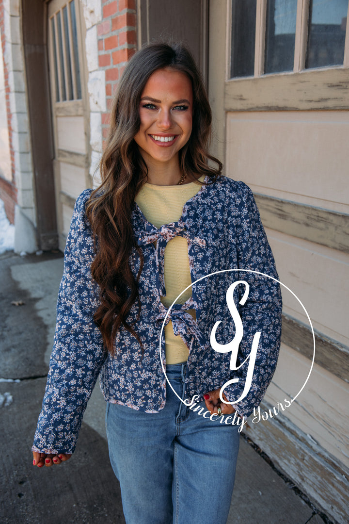 Stellar Style Jacket- Navy