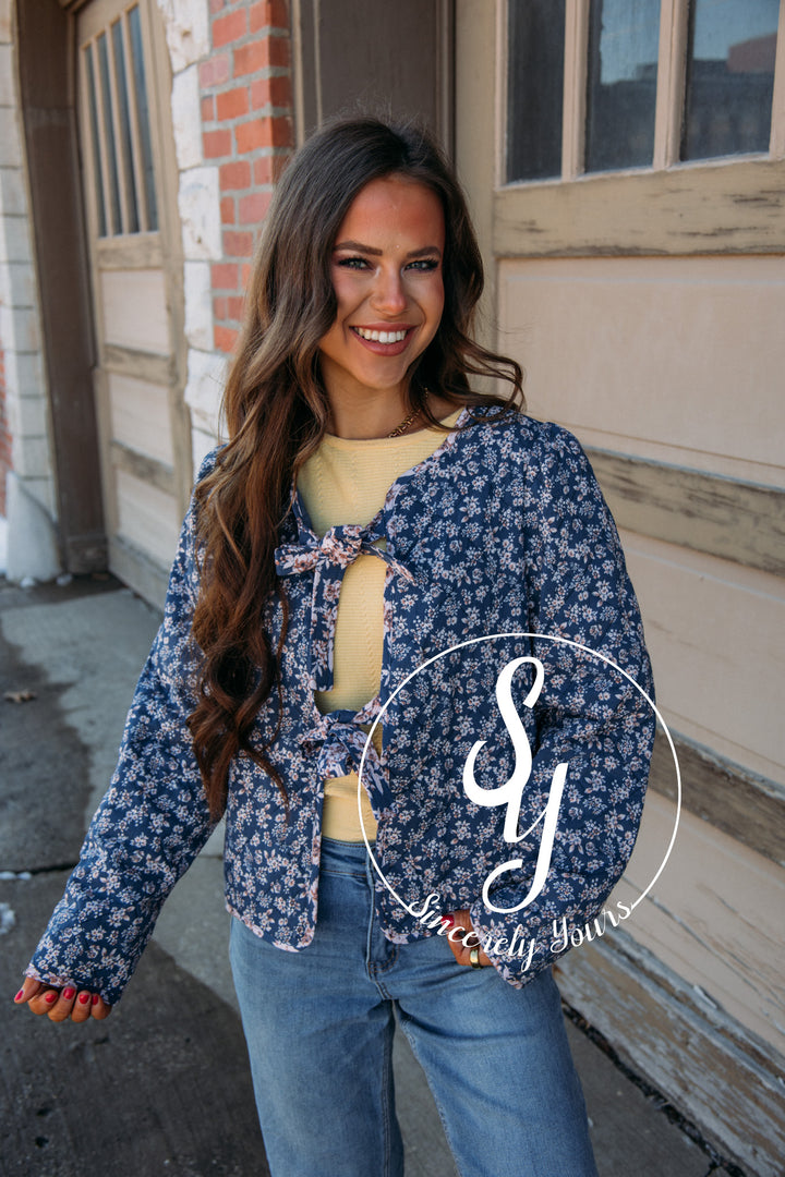 Stellar Style Jacket- Navy